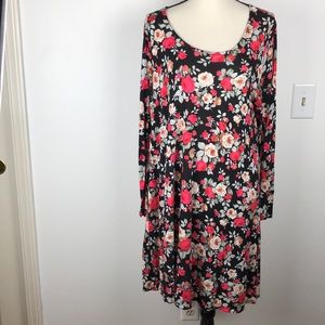 Como Vintage Floral Swing Dress